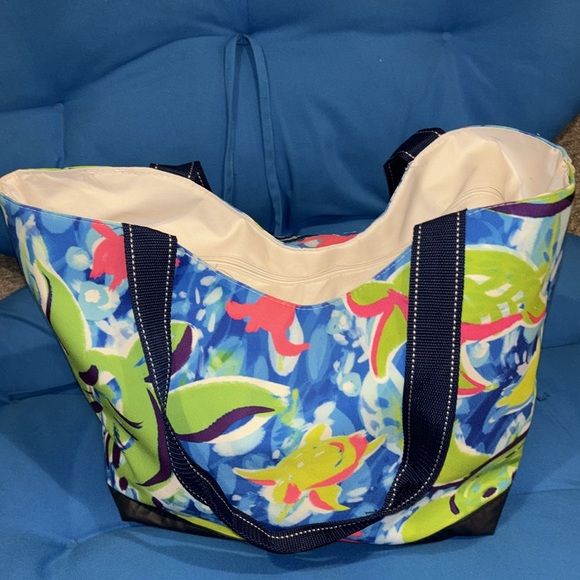 Venice Florida Bag Beach Bag Turtle Themed Bag Colorful Bag No Pockets NWOTS - Picture 2 of 7